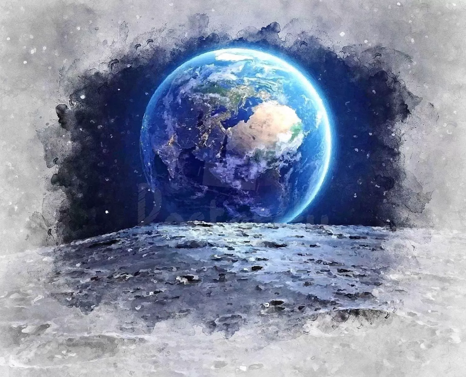Earth From Moon Poster4u.gr