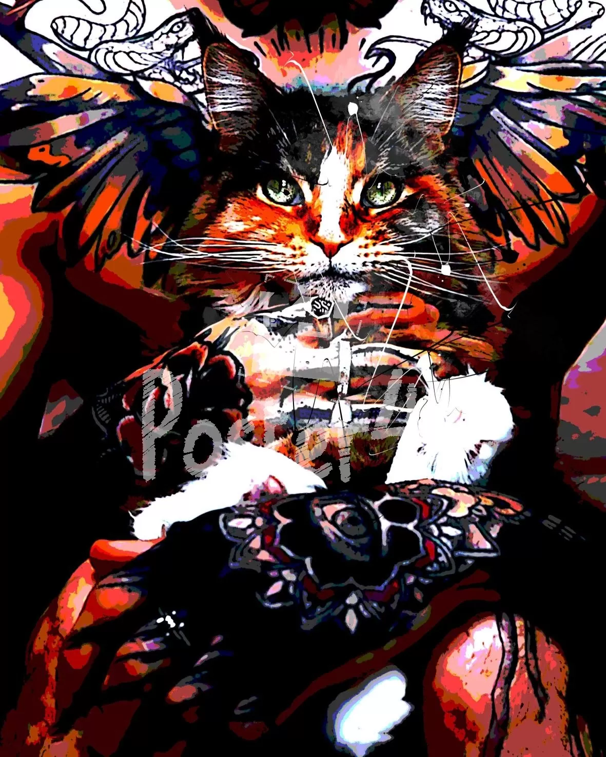 Tattoo Cat Poster4u.gr